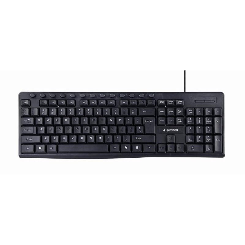 Gembird Multimedia-Tastatur USB US-Layout schwarz KB-UM-107 fra buy2say.com! Anbefalede produkter | Elektronik online butik