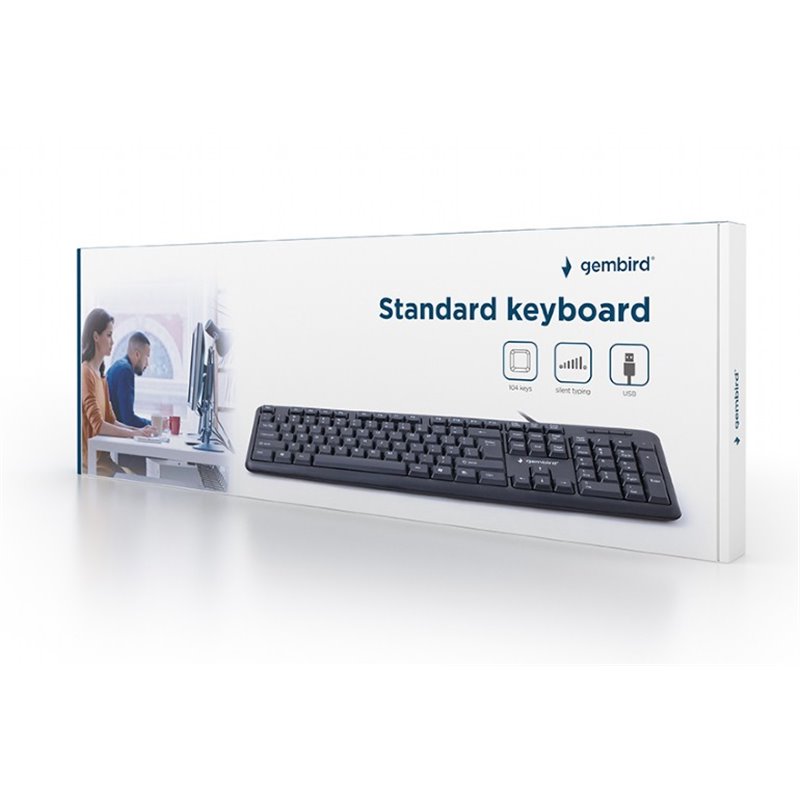 Gembird Standard-Tastatur KB-U-103 от buy2say.com!  Препоръчани продукти | Онлайн магазин за електроника