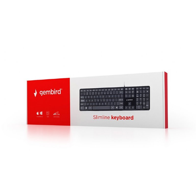 Gembird Chocolate Tastatur US Tastenlayout schwarz KB-MCH-02 от buy2say.com!  Препоръчани продукти | Онлайн магазин за електрони