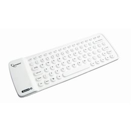 Gembird Flexible Bluetooth Tastatur 81 Tasten US layout KB-BTF1-W-US von buy2say.com! Empfohlene Produkte | Elektronik-Online-Sh