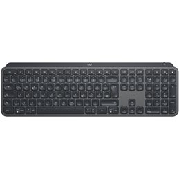 Logitech MX Keys - Standard - RF Wireless + Bluetooth - QWERTZ - Black 920-009403 from buy2say.com! Buy and say your opinion! Re