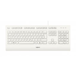 Logitech KB Corded Keyboard K280e for Business White DE-Layout 920-008319 från buy2say.com! Anbefalede produkter | Elektronik on