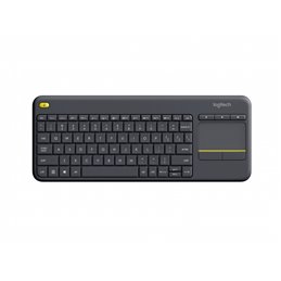 Logitech Wireless Touch Keyboard K400 Plus Black US-INT\'L-Layout 920-007145 fra buy2say.com! Anbefalede produkter | Elektronik 