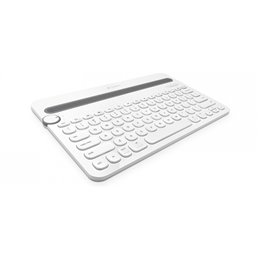 Logitech KB Bluetooth Multi-Device Keyboard K480 White DE Layout 920-006351 från buy2say.com! Anbefalede produkter | Elektronik 