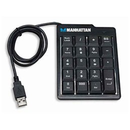 Manhattan keyboard USB 176354 Black von buy2say.com! Empfohlene Produkte | Elektronik-Online-Shop