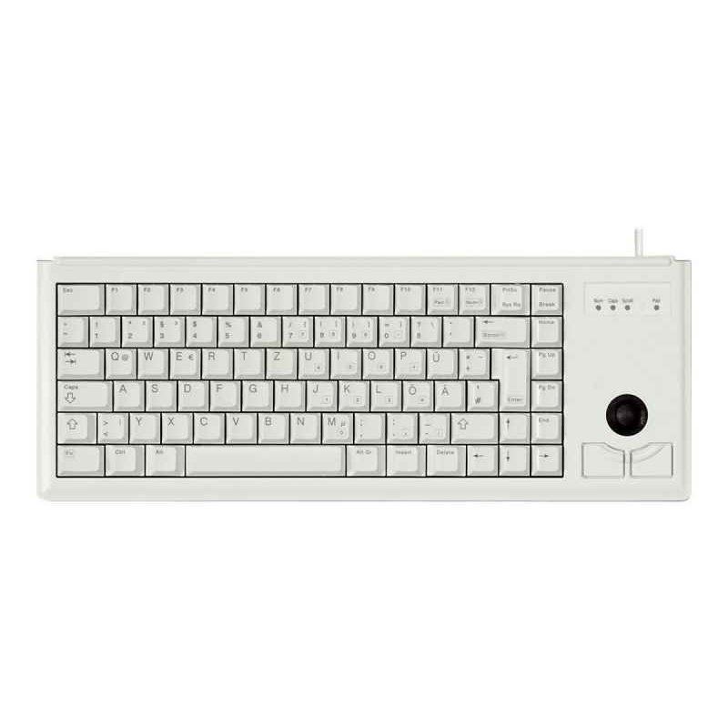 Tas CHERRY G84-4400 mit Trackball US Layout mit Euro grau G84-4400LUBEU-0 fra buy2say.com! Anbefalede produkter | Elektronik onl