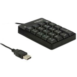 Delock 12481 numeric keypad USB Universal Black 12481 fra buy2say.com! Anbefalede produkter | Elektronik online butik