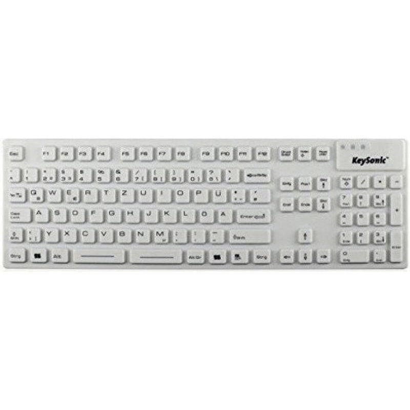 Tas Keysonic KSK-8030IN (DE) Industrietastatur 105T white bulk 28063 fra buy2say.com! Anbefalede produkter | Elektronik online b