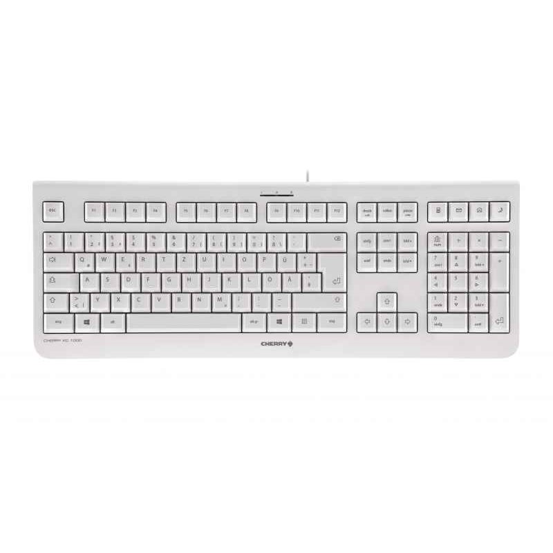 Cherry KC 1000 USB QWERTZ German Grey JK-0800DE-0 fra buy2say.com! Anbefalede produkter | Elektronik online butik