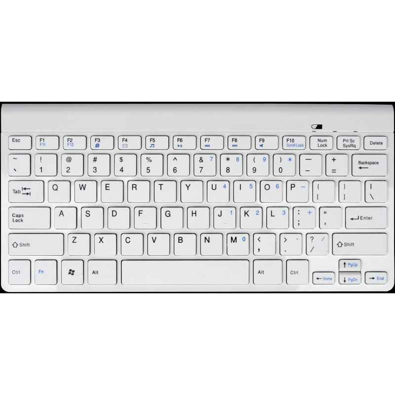 Gembird mobile device keyboard White QWERTZ German Bluetooth KB-BT-001-W-DE från buy2say.com! Anbefalede produkter | Elektronik 