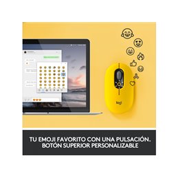 Logitech Wireless POP Mouse mit Emoji - Yellow - 910-006546 från buy2say.com! Anbefalede produkter | Elektronik online butik