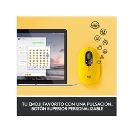 Logitech Wireless POP Mouse mit Emoji - Yellow - 910-006546 от buy2say.com!  Препоръчани продукти | Онлайн магазин за електроник