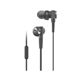 Sony Extra Bass In-Ear Headphones with Microphone - Black MDRXB55APB.CE7 fra buy2say.com! Anbefalede produkter | Elektronik onli