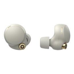 Sony WF-1000XM4 Bluetooth Noise Cancelling Headphones Silver WF1000XM4S.CE7 fra buy2say.com! Anbefalede produkter | Elektronik o