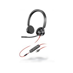 Poly Blackwire 3325-M USB-A Headset On-Ear - 214016-01 fra buy2say.com! Anbefalede produkter | Elektronik online butik