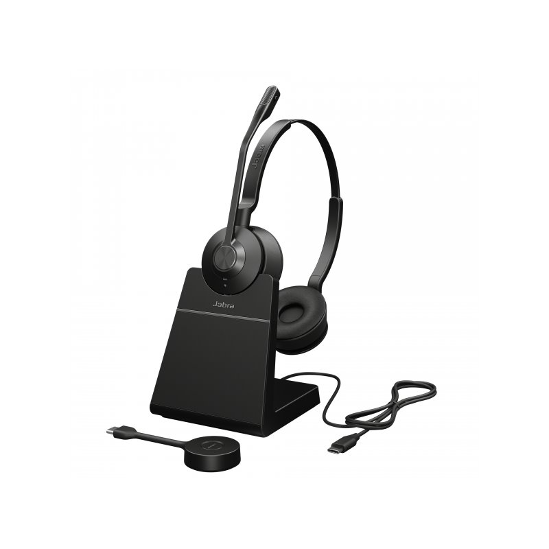 Jabra Engage 55 UC Stereo USB-C with Charging Stand 9559-435-111 от buy2say.com! Препоръчани продукти | Онлайн магазин за елект Jabra Engage 55 UC Stereo USB-C with Charging Stand 9559-435-111 от buy2say.com! Препоръчани продукти | Онлайн магазин за елект