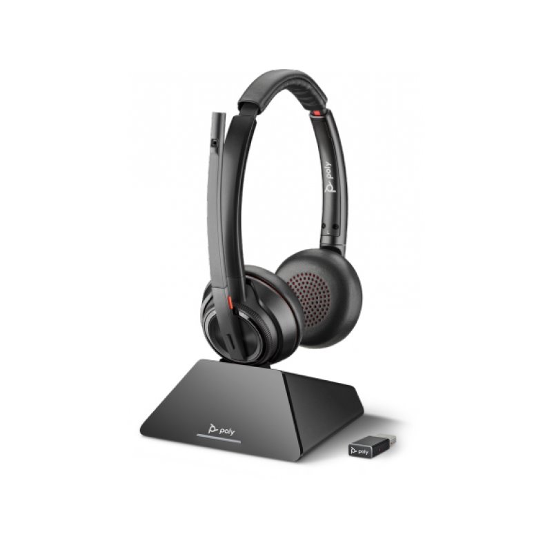 Poly DECT Headset Savi 8220-M UC binaural USB-A - 209214-02 från buy2say.com! Anbefalede produkter | Elektronik online butik