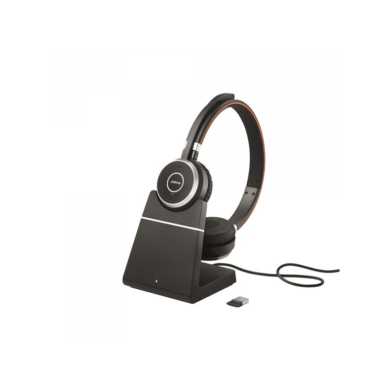 Jabra Evolve 65 SE UC Stereo inkl. Ladestation + Link 380a - 6599-833-499 von buy2say.com! Empfohlene Produkte | Elektronik-Onli