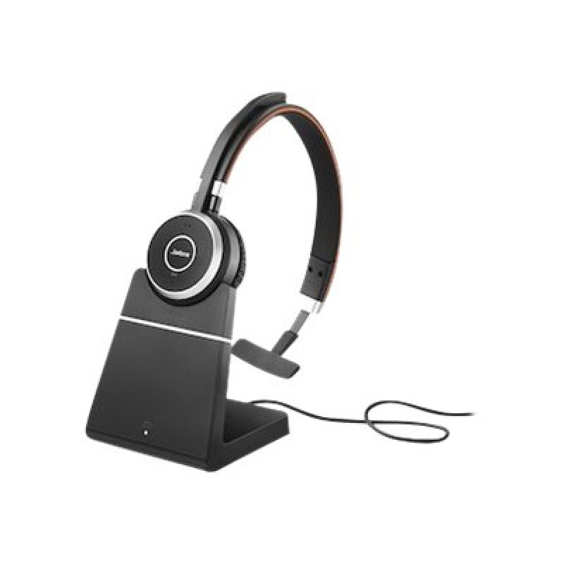 Jabra Evolve 65 SE MS Mono inkl. Ladestation + Link 380a - 6593-833-399 fra buy2say.com! Anbefalede produkter | Elektronik onlin