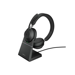 Jabra Evolve2 65 Stereo MS Ladestation + Link 380c Black - 26599-999-889 от buy2say.com!  Препоръчани продукти | Онлайн магазин 