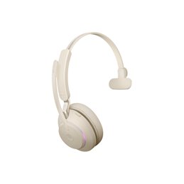 Jabra Evolve2 65 MS Mono Headphones Beige Bluetooth 26599-899-988 from buy2say.com! Buy and say your opinion! Recommend the prod
