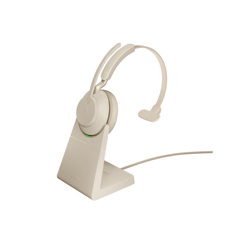 Jabra Evolve2 65 MS Mono Headphones Beige Bluetooth 26599-899-888 from buy2say.com! Buy and say your opinion! Recommend the prod