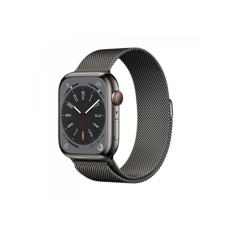 Apple Watch Series 8 GPS + Cellular 45mm Graphite Stainless Steel MNKX3FD/A von buy2say.com! Empfohlene Produkte | Elektronik-On