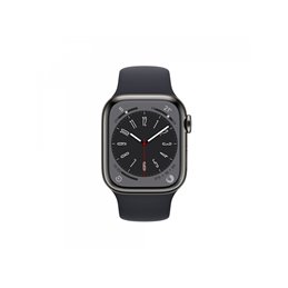 Apple Watch Series 8 GPS+Cellular 41mm Graphite Steel Midnight MNJJ3FD/A alkaen buy2say.com! Suositeltavat tuotteet | Elektronii