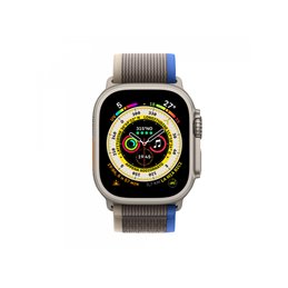 Apple Watch Ultra GPS Cellular 49mm Titanium Blue/Gray Trail Loop MNHL3FD/A alkaen buy2say.com! Suositeltavat tuotteet | Elektro