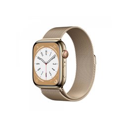 Apple Watch S8 GPS Cellular 45mm Gold Stainless Steel Milanese MNKQ3FD/A от buy2say.com!  Препоръчани продукти | Онлайн магазин 