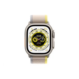 Apple Watch Ultra GPS + Cellular 49mm Titanium Case Yellow/Beige MNHK3FD/A от buy2say.com!  Препоръчани продукти | Онлайн магази