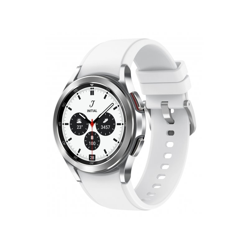 Samsung Galaxy Watch4 Classic Silver 42mm EU SM-R880NZSAEUB von buy2say.com! Empfohlene Produkte | Elektronik-Online-Shop