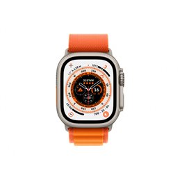 Apple Watch Ultra Titanium Cellular 49mm, Orange, Large - MQFM3FD/A от buy2say.com!  Препоръчани продукти | Онлайн магазин за ел