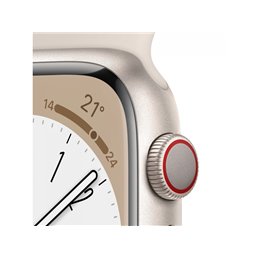 Apple Watch Series 8 Aluminium Cellular 44mm Polarstern - MNK73FD/A fra buy2say.com! Anbefalede produkter | Elektronik online bu