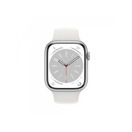Apple Watch Series 8 GPS 45mm Silver Alu Case White Sport Band MP6N3FD/A från buy2say.com! Anbefalede produkter | Elektronik onl