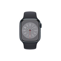 Apple Watch Series 8 GPS 41mm Midnight Aluminium Case Sport Band MNP53FD/A von buy2say.com! Empfohlene Produkte | Elektronik-Onl