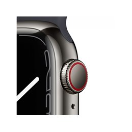 Apple Watch S7 Steel 41mm Cellular Graphit Sport Band Midnight MNC23FD/A från buy2say.com! Anbefalede produkter | Elektronik onl