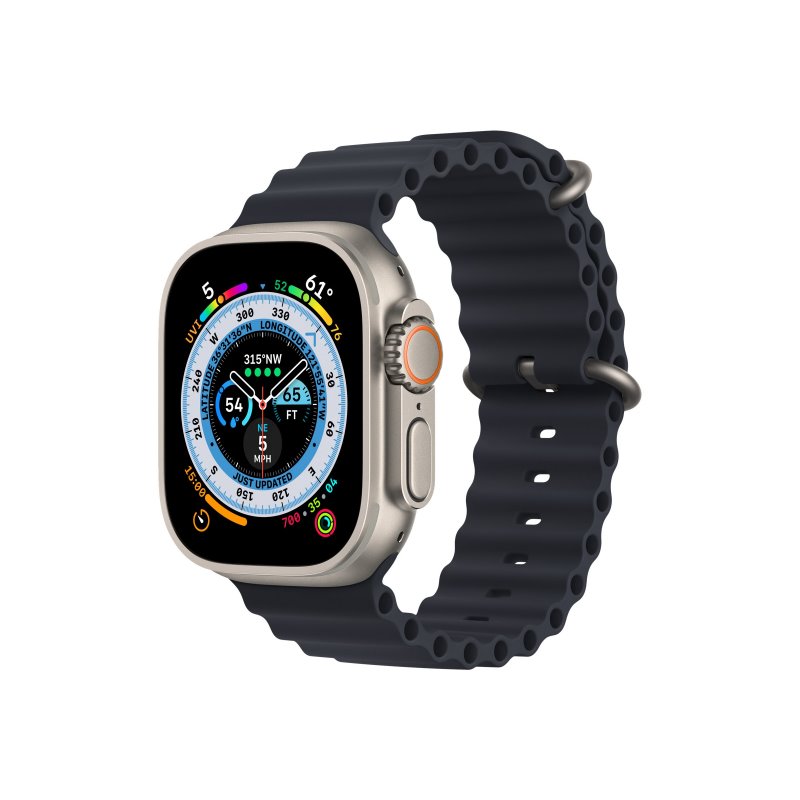 Apple Watch Ultra GPS Cellular 49mm Titanium Midnight Ocean MQFK3FD/A von buy2say.com! Empfohlene Produkte | Elektronik-Online-S