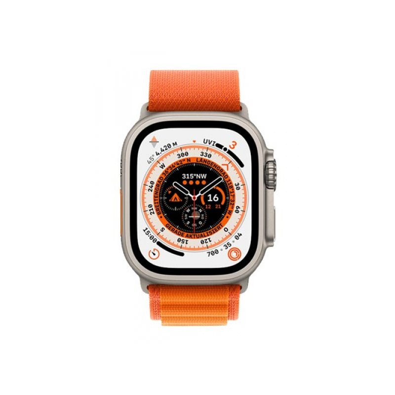 Apple Watch Ultra Titan GPS Cellular 49mm Loop Orange Small MNHH3FD/A fra buy2say.com! Anbefalede produkter | Elektronik online 