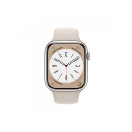 Apple Watch Series 8 GPS 41mm Starlight Aluminium Case Sport Band MNP63FD/A от buy2say.com!  Препоръчани продукти | Онлайн магаз