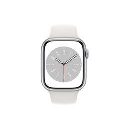 Apple Watch Series 8 GPS Cellular 45mm Silver Alu Case White MP4J3FD/A fra buy2say.com! Anbefalede produkter | Elektronik online