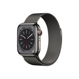 Apple Watch Series 8 GPS Cellular 41mm Graphite Stainless Steel MNJM3FD/A von buy2say.com! Empfohlene Produkte | Elektronik-Onli