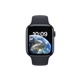 Apple Watch SE (2022) Aluminium 44mm midnight sport band DE - MNK03FD/A fra buy2say.com! Anbefalede produkter | Elektronik onlin