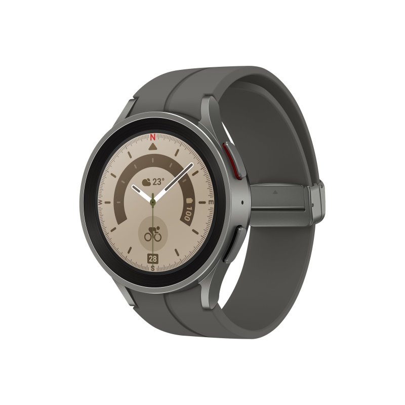 Samsung SM-R920 Galaxy Watch 5 Smartwatch gray 45mm EU SM-R920NZTAEUE fra buy2say.com! Anbefalede produkter | Elektronik online 