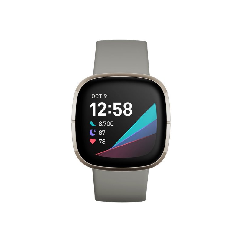 Fitbit Sense Smartwatch sage grey/silver stainless steel - FB512SRSG from buy2say.com! Buy and say your opinion! Recommend the p