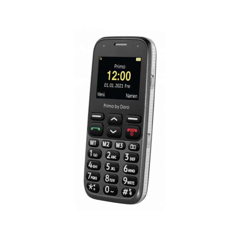 Doro Primo 218 Single SIM 2 Bluetooth 1000mAh Schwarz Graphit 360034 von buy2say.com! Empfohlene Produkte | Elektronik-Online-Sh