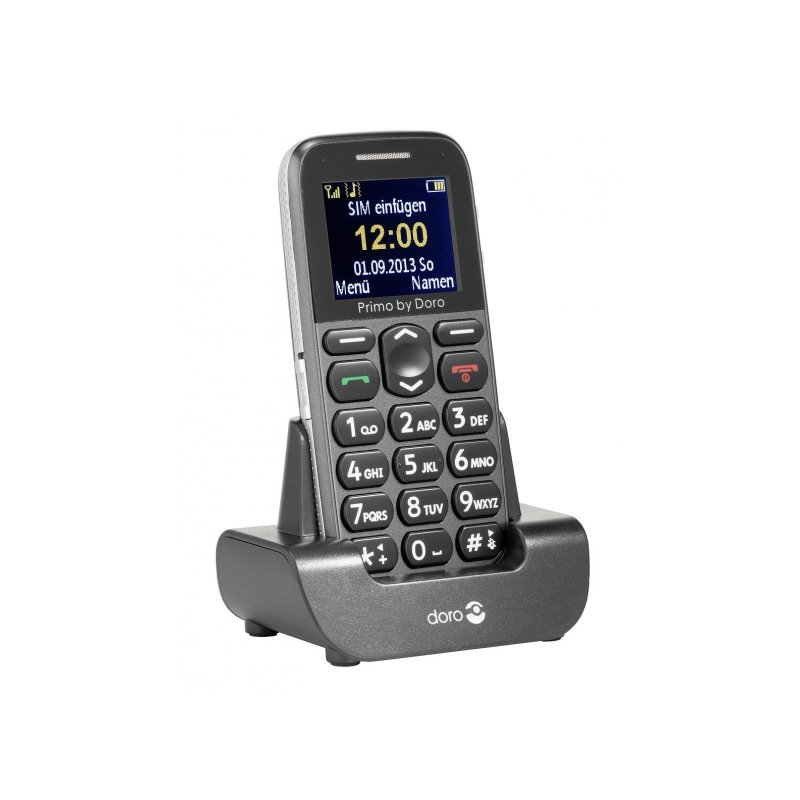 Doro Primo 215 Single SIM 1.7 Bluetooth 1000mAh Grau 360032 från buy2say.com! Anbefalede produkter | Elektronik online butik