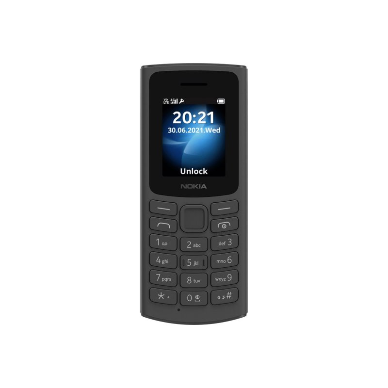 Nokia 105 4G black Dual SIM 16VEGB01A08 från buy2say.com! Anbefalede produkter | Elektronik online butik