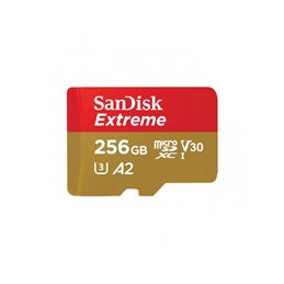 SanDisk Extreme microSDXC Card 256GB SDSQXAV-256G-GN6GN från buy2say.com! Anbefalede produkter | Elektronik online butik