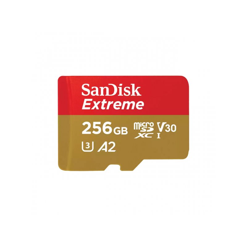 SanDisk Extreme microSDXC Card 256GB SDSQXAV-256G-GN6GN alkaen buy2say.com! Suositeltavat tuotteet | Elektroniikan verkkokauppa